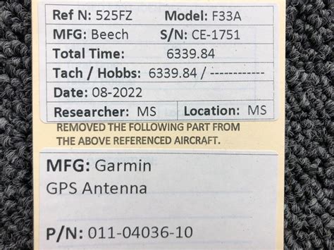 011-04036-10 Garmin GPS Antenna