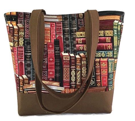 Library Book Tote Bag Book Lovers Bag Back To School Teacher T