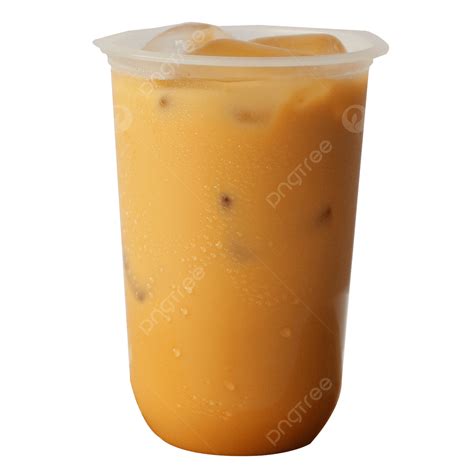 Es Teh Thailand Teh Susu Teh Thailand Boba Png Transparan Clipart