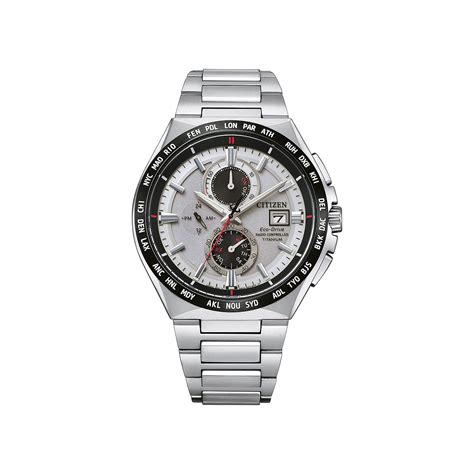 Citizen Herrenuhr Funkuhr Super Titanium Eco Drive AT8234 85A Bei