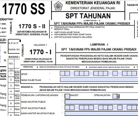 Fungsi Penggunaan Form 1770 1770 S Dan 1770 SS Pahami Sebelum Lapor