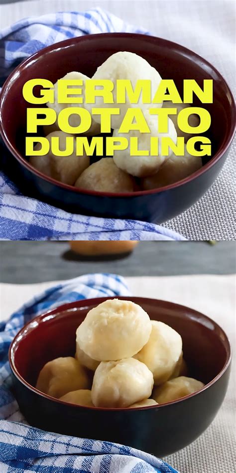 German potato dumplings recipe – Artofit