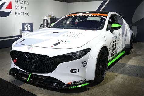 モータースポーツ一色のマツダ、s耐参戦の『mazda Spirit Racing Mazda3 Bio Concept』を公開東京オート