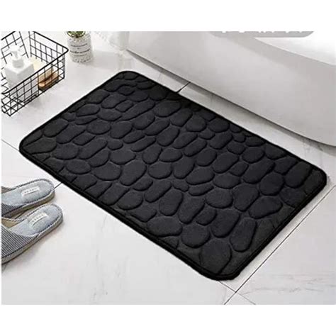 Tapis de bain en mousse à mémoire de forme tapis de bain absorbant