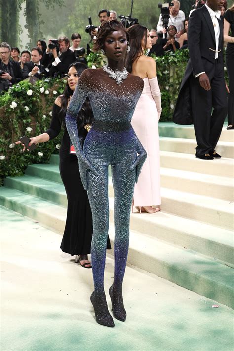 Anok Yai Dons Full Body Crystals At The Met Gala British Vogue