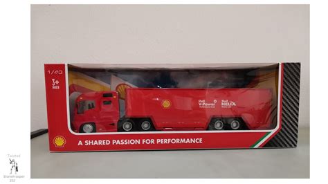 Bburago Shell Ferrari Limited Edition Hauler Truck Review Shell