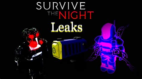 Roblox Survive The Night Leaks Youtube