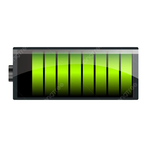 Level Indicator Clipart Transparent Background Green Battery Level