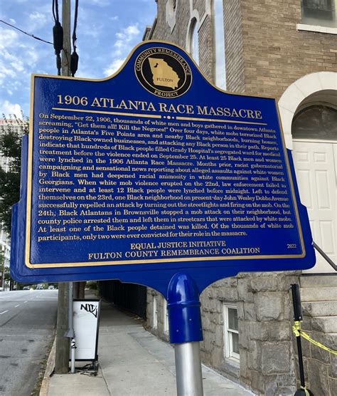 Remembering The 1906 Atlanta Race Massacre Rough Draft Atlanta