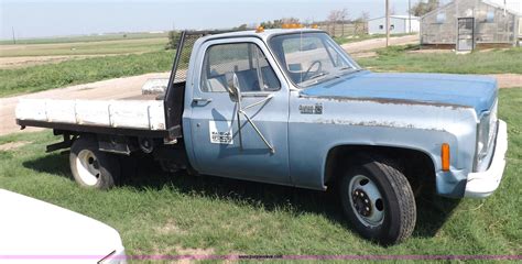 1980 Chevrolet C30 Custom Deluxe Flatbed Truck In Garden City Ks Item I7633 Sold Purple Wave