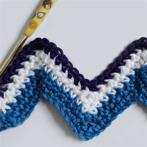 Free Crochet Chevron Pattern Tutorial - Easy Crochet Patterns