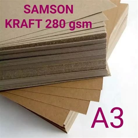 Kertas Samson Kraft A Gram Isi Lembar Lazada Indonesia