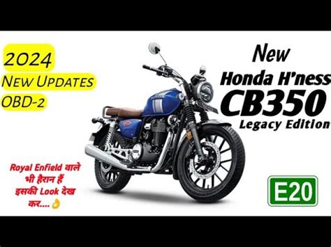 New Honda Hness Cb Legacy Edition New Model Features On