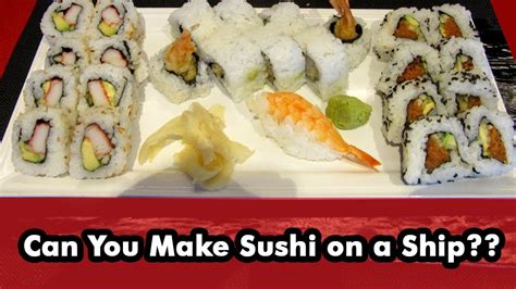 Learn To Make Sushi Royal Caribbean Sushi Class Youtube