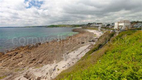 Castle Beach Falmouth • Cornwall Photo Stock