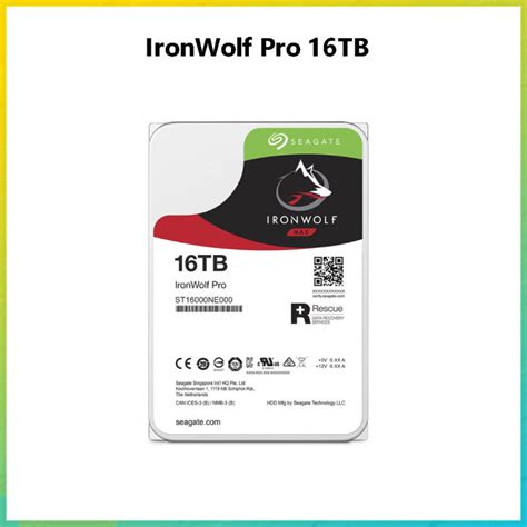 Ready To Ship Seagate IronWolf Pro 16TB NAS Drive 7200RPM 256MB Cache