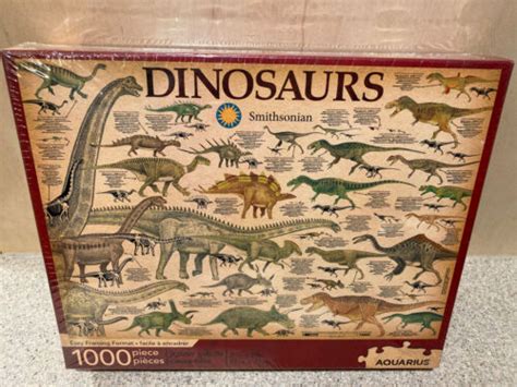 Smithsonian Aquarius Dinosaurs Piece Jigsaw Puzzle New Factory