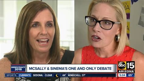 McSally, Sinema spar in debate on Arizona PBS