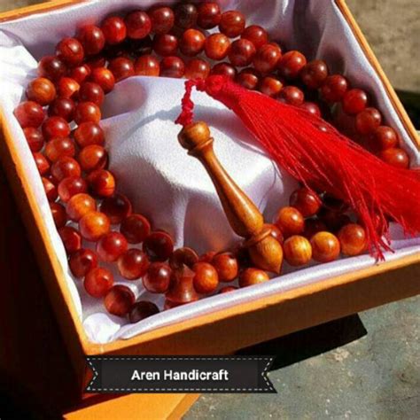 All Product Tasbih Muslim Agathis Kayu Raja Merah Aren Handicraft