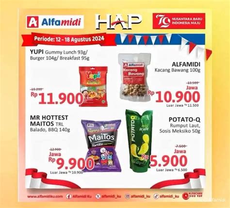 Katalog Promo Alfamidi Hemat Satu Pekan Spesial Kemerdekaan 12 18