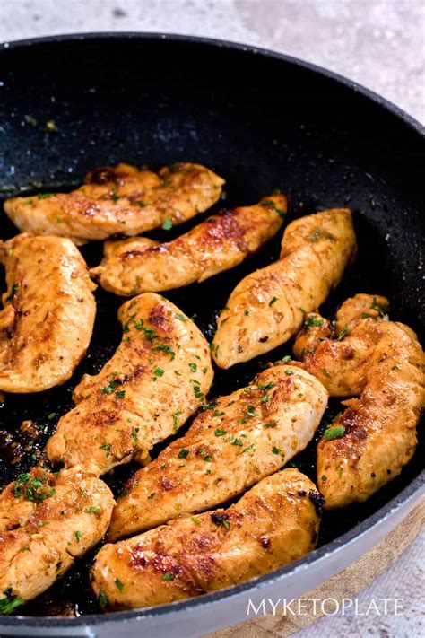 Garlic Butter Chicken Tenders Myketoplate