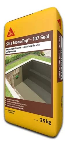 Sika Monotop Mortero Cementicio Impermeable Bolsa Kg Mercadolibre