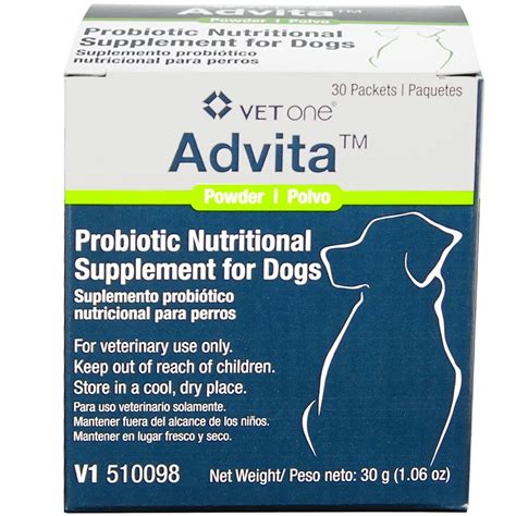 Advita Probiotic Supplement For Dogs 30 Packets