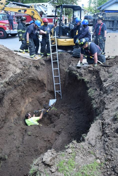 Plumber Rescued After Trench Collapses On Him Indianapolis News