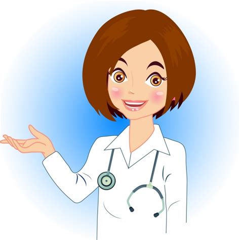 Gambar Desain Karakter Datar Dokter Desain Karakter D