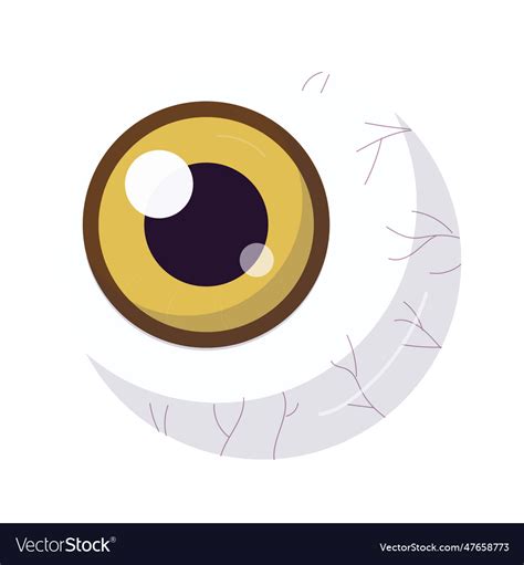 Isolated colored halloween eye icon Royalty Free Vector