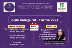 Profept Ifal Realiza Nesta Sexta Feira Aula Inaugural Da Turma