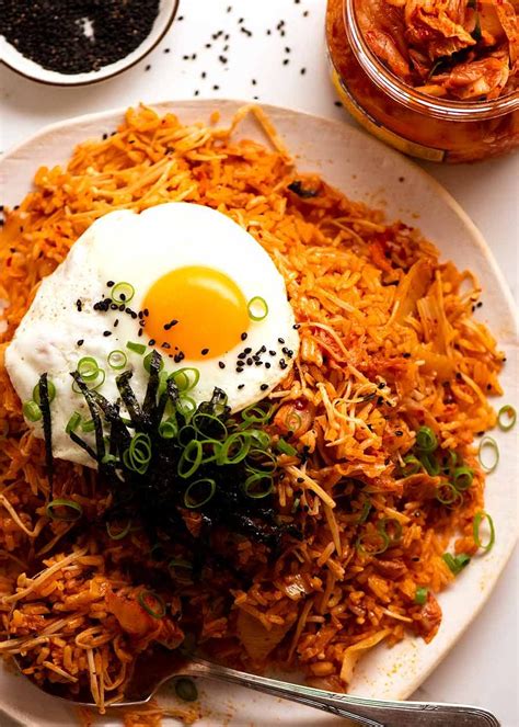 Kimchi Fried Rice With Egg