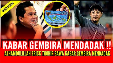 Gara Gara Erick Thohir STY Ambil Keputusan Berani Dalam Hidup Demi