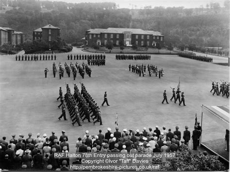 RAF Halton 78th Entry passing out parade July 1957