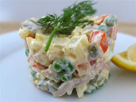 Olivier Salad Traditional Russian Salad Recipe 196 Flavors