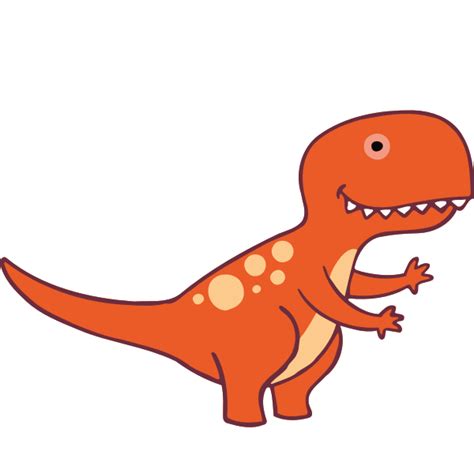 Dinosaur cartoon character | Free SVG