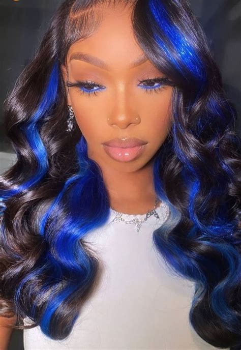 Blue Hair Is Cool Hair Styles Human Hair Wigs Blue Hair