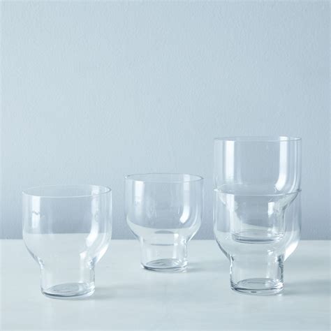 Stackable Glasses Set Of 4 Glassware Design Stackable Glassware Glassware