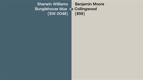 Sherwin Williams Bunglehouse Blue Sw 0048 Vs Benjamin Moore