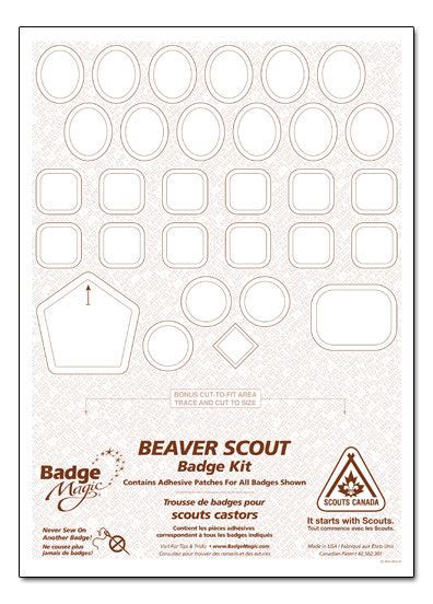 Beaver Scout Pre-Cut Kit | Badge Magic