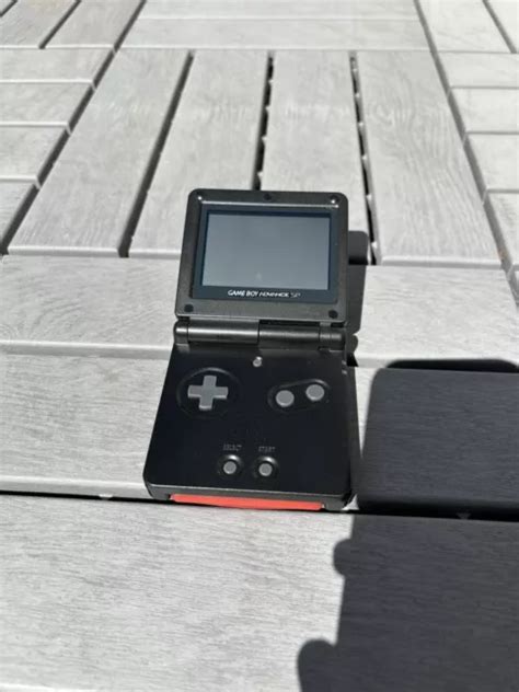 NINTENDO GAME BOY Advance SP Handheld Konsole Onyx Schwarz EUR 60 00