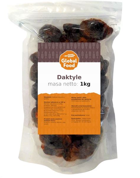 Daktyle Medjoul Jumbo Z Pestk Naturalne Global Food Kg G Inny