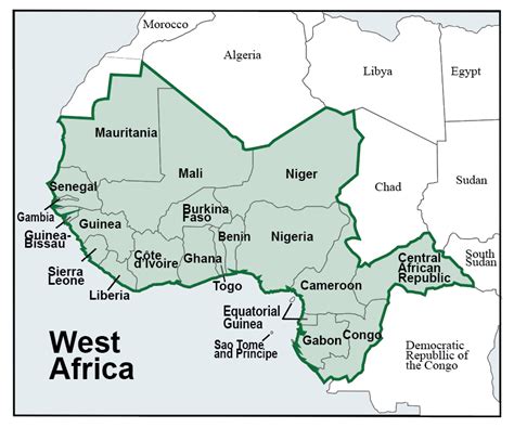 Map Of Sahel And Central Africa United States Map