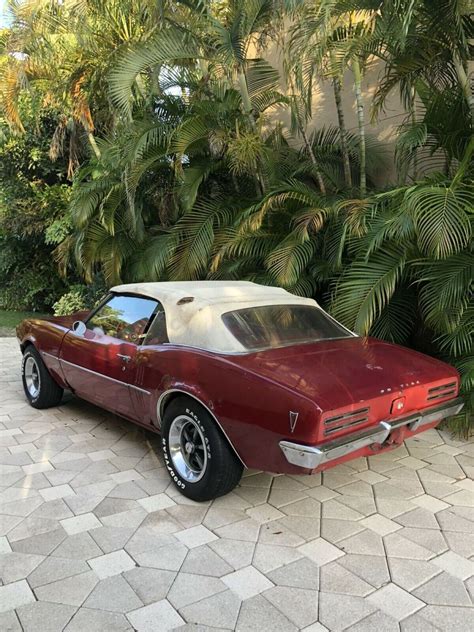 Pontiac Firebird Sprint Convertible Red Rwd Manual Sprint