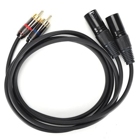 YUM Cble Microphone XLR Mle vers Mle pour HiFi et Home Cinéma