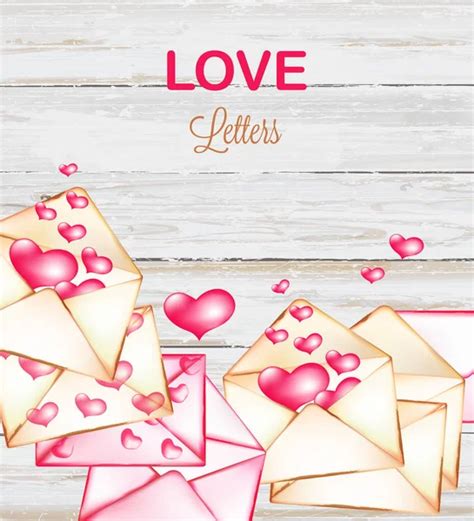 Carta Con Corazones Imágenes De Stock De Arte Vectorial Depositphotos