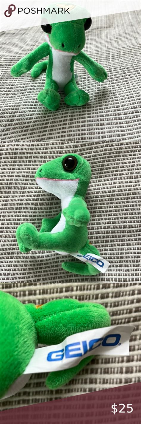 Geico stuffed animal plush new | Animals, Plush, Dinosaur stuffed animal