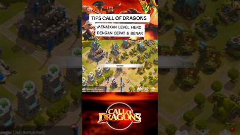 TIPS CARA MENAIKAN LEVEL HERO DENGAN CEPAT GAME CALL OF DRAGONS 21 06