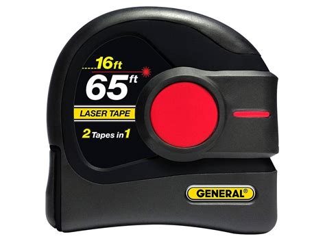 In Foot Laser Tape Measure With Digital Black