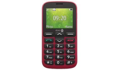 Buy Sim Free Doro 1380 Mobile Phone Red Sim Free Phones Argos